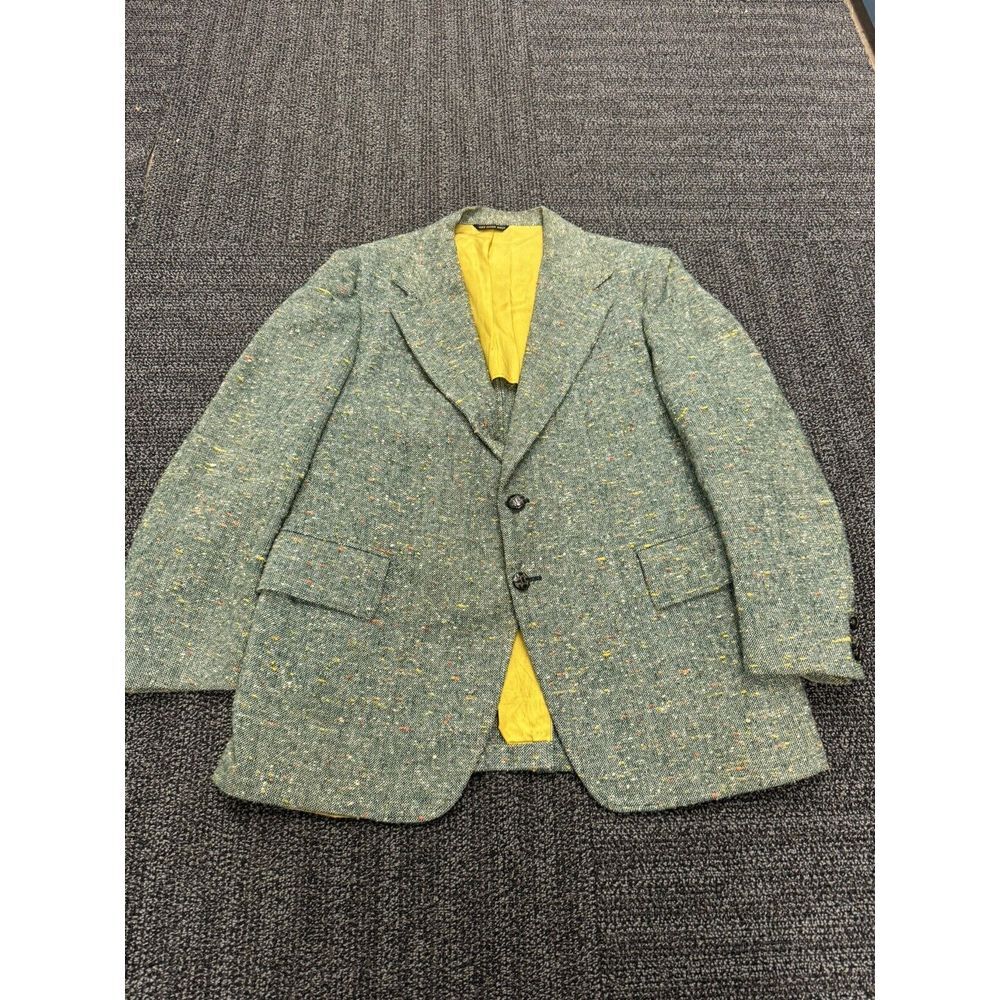 Vtg Workers of America Amalgamated Clothing Tweed‎ Wool Men's Jacket Size 46
